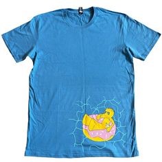 Official Quasimoto Just Floating T Shirt Blue Jeff Jank Madlib Limited Ed Brand New Without Tags. Bought From Rappcats Limited Edition Drop Sold Out. Size Large Measures Approximately 22” Pit To Pit And 31” Shoulder To Hem. Size Xl Measures Approximately 24” Pit To Pit And 32” Shoulder To Hem Please Use Zoom Function To See Complete Details. Feel Free To Ask Me As Many Questions As You Like Blue T-shirt With Funny Print For Spring, Blue Crew Neck Shirt With Front Print, Blue Graphic Tee With Front Print, Funny Print Blue Tops For Streetwear, Blue Cotton T-shirt With Funny Print, Blue Tops With Funny Print For Streetwear, Blue Crew Neck Fun T-shirt, Fun Blue Crew Neck T-shirt, Blue Crew Neck T-shirt Fun Style