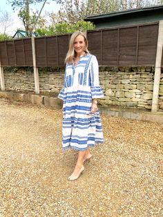 Royal Blue Dresses, Block Print, Lily Pulitzer Dress, Royal Blue