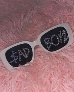 Junior H sun glasses Letter Sunglasses, Sunglasses With Writing On Them, White Anti-reflective Sunglasses For Party, White Anti-reflective Sunglasses For Parties, Party Sunglasses With Anti-reflective White Lenses, Black Y2k Sunglasses, Trendy Heart-shaped Tinted Sunglasses, Aesthetic Sunglasses, Heart-shaped Sunglasses With Tinted Glass Lenses