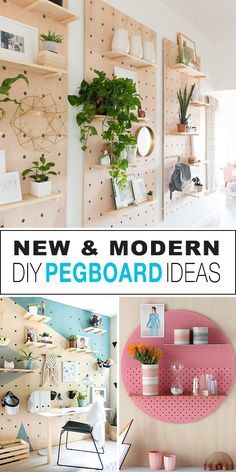 the new and modern diy pegboard ideas