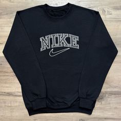 Men’s Nike Sweatshirt Size Medium Brand New Without Tags All Sizes Available On My Page Fully Embroidered Measurements- Length 27 Inches Pit To Pit 23 Inches Message For Questions Nike Sweater Men, Retro Nike Sweatshirt, Nike Crewnecks, Nike Crewneck Sweatshirt, Sweatshirt Ideas, Retro Nike, Embroidered Nike, Nike Crewneck, Nike Sweats