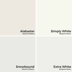 Sw Snowbound Walls, Snowbound Walls, Popular White Paint, Sw Snowbound, Sherwin Williams Snowbound, Sherwin Williams Extra White, White Paint Color, Blue Wall Colors, Greige Paint Colors