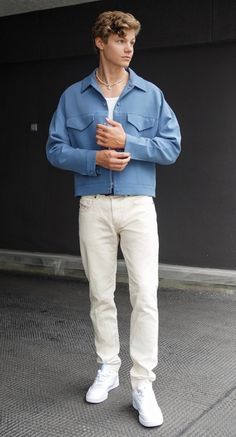 Big Boys Fashion, Cropped Jacket Outfit, Jordan Outfits, Street Style Outfits Men, Men Stylish Dress