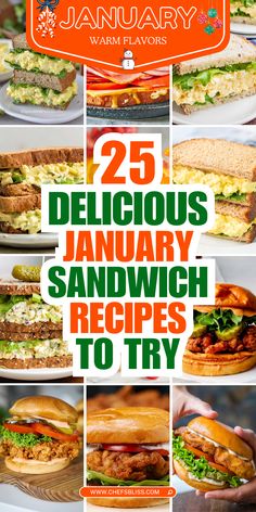 the 25 delicious and delicious sandwiches to try out for this holiday season's menu