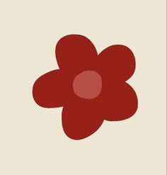 a red flower on a beige background with the words,'i am not sure what this