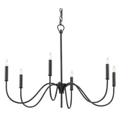 LOOMLAN Antique Black 34 Round Tirrell Small Chandelier_Lighting Fixtures_Currey & Co Small Black Chandelier, Sandstone House, Early American Style, Spring Rugs, Candle Sleeves, Small Chandelier, Chandelier Design, Chandelier Shades, Black Chandelier