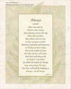 a poem written in white with green leaves on the bottom and an ornate border around it