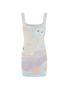 Clio Peppiatt - Lucina At Dusk Dress This brand is very quickly become a fav Ocean Dress, Chain Dress, Nice Clothes, Scooped Neckline, Butterfly Dress, Lilac Dress, Mid Length Skirts