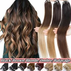 Ombre Micro Loop Ring Bead Remy Human Hair Extensions 200S 1G Thick Micro Links Hair Type US TOP QUALITY ---- 100% Human Hair Micro Ring Loop Beads Links Pre Bonded Remy Nano RIng Hair Extensions Length & Weight Weigth / Strand: 0.5 gram Or 1 gram 0.5 g/s, 50 g  -  100 Strands / pack,  100 g - 200 Strands / 2 packs 1 g/s, 50 g  -  50 Strands / pack,  100 g - 100 Strands / 2 packs 16 Inch ~50g / 100g  (100% Remy & Soft Hair ) 18 Inch ~50g / 100g  (100% Remy & Soft Hair ) 20 Inch ~50g / 100g  (100 Nano Ring Hair Extensions, Soft Hair Color, Hair Extension Lengths, Dark Brown Ombre, Blonde Ombre Balayage, Light Ash Brown, Beads Hair, Bleach Blonde, Remy Human Hair Extensions