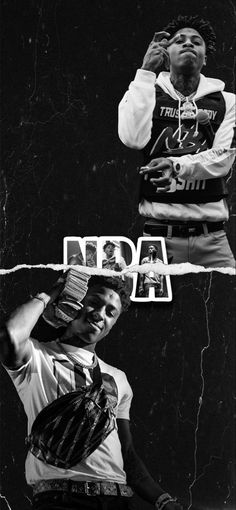 black and white photo of two men in baseball uniforms with the words media above them