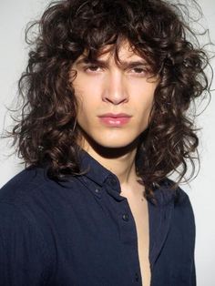 Resultado de imagem para George Culafic Mens Curly Shag, 80s Curly Mullet Men, Grunge Curly Hairstyles Men, Shaggy Curly Men’s Hair, Men’s Curly Shag Haircut, 80s Mens Hair, 70s Hair Men, 80s Hairstyles Men, George Culafic