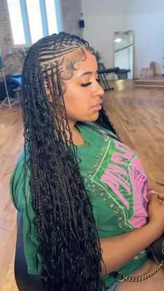 Hair Braid Designs, Feed In Braids Hairstyles, Cute Braided Hairstyles, Braided Cornrow Hairstyles, Cute Box Braids Hairstyles, Quick Braided Hairstyles, Protective Hairstyles Braids