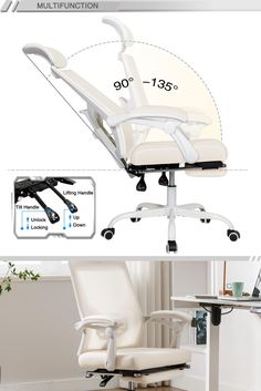 Adjustable Ergonomic Mesh Office Chair】 Both multifunctional adjustment and ergonomics are the features for this computer office desk chair. Seat height,headrest and lumbar support are all adjusted up and down for your comfort. Meanwhile, combines ergonomic design, you can work on this executive office chair for hours a day with no fatigues.
🌳【Breathable and Comfortable Seat Cushion】 We use high elastic mesh and high resilience foam for the seat. Home Office Desk Chair, Chair With Footrest, Executive Office Chair, House Bedroom, Computer Office