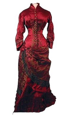 Glided Age, Romanticism Fashion, 19th Century Dresses, Victorian Dresses