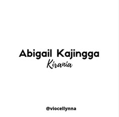 the cover for abigal kaingga's album, kirvini