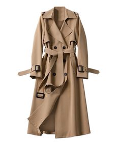 PRICES MAY VARY. ★Material Type: Our womens long trench coat made of high quality 100% Polyester. Comfortable and soft enough to wear all day long. You will love its comfort and uniqueness. ★Features&Design: This womens long trench coat designed with double breast, long length is popular and stylish, 2 adjustable buckle cuffs and belt make this coat fit you well, slim fit overcoat with lining. A must have classic trench coat in your wardrobe. Best gift for your friends or yourself. ★Occasions: T Windbreaker Jacket Women, Elegant Blazers, Long Coat Jacket, Elegant Coats, Loose Coats, Classic Trench Coat, Womens Windbreaker, Double Breasted Trench Coat, Long Trench