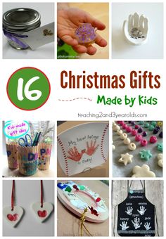 christmas gifts made by kids with the title overlay