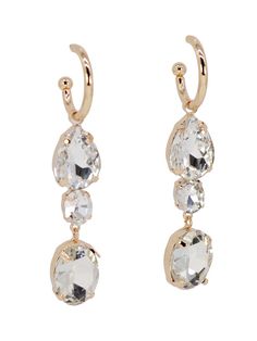 Add some sparkle to your look with these elegant dangle stone earrings. Crafted in gold, these earrings will elevate your style and make you stand out wherever you go. Trucker Hat Fashion, Gameday Dress, Heel Slippers, Ring Watch, Bar Earrings, Bow Headband, Elevate Your Style, Stone Earrings, Earring Necklace