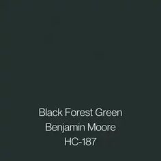 black forest green benjamin moore h c - 1897