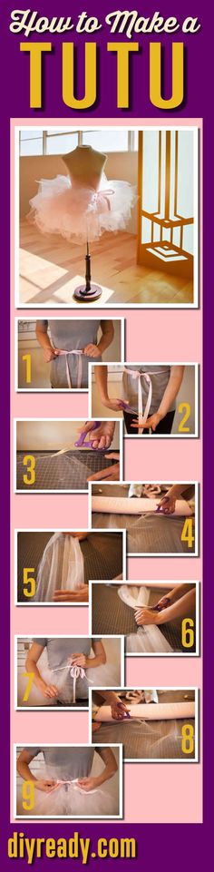 how to make a tutu step - by - step instructions for making your own tutu