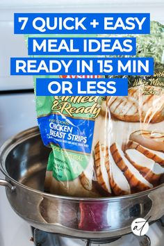 the meal is ready in 15 minutes or less to make it easier for you to cook