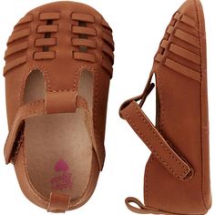 Woven Baby Sandals | carters.com Twin Ideas, Oshkosh Baby, Infant Girl, Baby Sandals, Carters Girl, Sandals Brown, Kids Denim, Free Shoes, Cute Boots