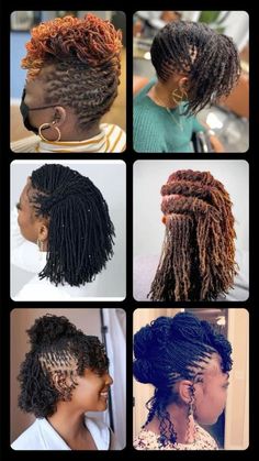 Formal Micro Loc Styles, Microloc Maintenance, Sista Locs Hairstyles, Sister Loc Styles, Micro Loc Styles, Microloc Inspiration, Microloc Hairstyles