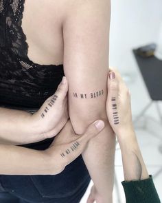 Tattoos For Siblings, Acab Tattoo, Unique Sister Tattoos, Cute Sister Tattoos, Brother Sister Tattoo, Sisters Tattoo