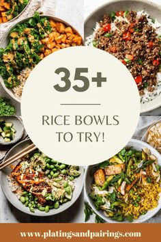 Rice bowls are a delicious and versatile meal that can be customized to your liking. With a base of rice, you can add your favorite proteins, vegetables, and sauces to create a satisfying and flavorful dish. Easy Rice Bowl Recipes, Healthy Rice Bowls, Rice Bowls Healthy, Teriyaki Chicken Rice Bowl, Cuban Chicken, Teriyaki Chicken And Rice, Easy Teriyaki Chicken