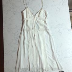 Ivory Dress Never Worn Women's Abs, Womens Abs, Ivory Dress, Ivory Dresses, Size 8 Dress, Cream Dress, Ruffle Dress, Wedding Stuff, Colorful Dresses