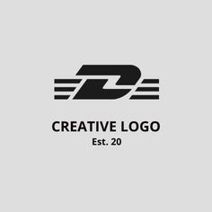 the logo for creative design studio, which has been designed to be used as a business card