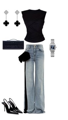 Rich Clothes, Night Out Outfit, Polyvore Outfits, Stylish Outfits, High Fashion, Night Out, Fashion Looks