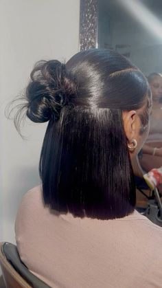 Sleek Ponytail Hairstyles, Quick Natural Hair Styles, Quick Weave Hairstyles, A Pony, Pretty Braided Hairstyles, Hairdos For Curly Hair, Flat Iron Hair Styles, Slick Hairstyles