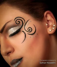 Color Guard Makeup, Carnaval Make-up, Mekap Mata, Dance Makeup, Makijaż Smokey Eye