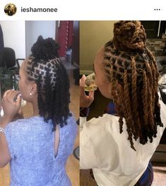 Short Dread Styles, Short Loc Styles, Minding My Business, Dreads Styles For Women, Short Dreads, Dreads Girl, Beautiful Dreadlocks