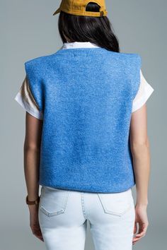 Introducing our Sleeveless Sweater in Blue with Silver Sequin Hearts – a blend of charm, elegance, and playful vibes. Luxurious Fabric Blend: Crafted with care from a premium blend of 60% Polyester, 30% Polyamide, and 10% Wool, this sweater offers both warmth and comfort. Eye-Catching Design: The dark blue base of the sweater is beautifully complemented by dazzling gold sequin hearts, adding a touch of sparkle and romance to your outfit. Stylish and Versatile: Featuring a classic round neck and Tan Scarf, Dark Blue Sweater, Gold Hearts, Scarf Hat, White Blazer, Silver Sequin, Sleeveless Sweater, Fit Style, Luxury Fabrics