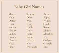 baby girl names in different languages