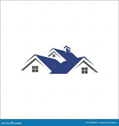 house with roof and chimney on white background stock photo - image 349784