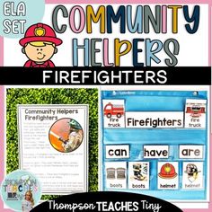 the firefighter themed community helpers are great for teaching about firefighters and how to use them