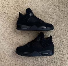 Air Jordan 4 black cat Pre owned size 9 no box These are a b grade pair but there is not anything really wrong with them you can own a pair of black cats for less so it’s a great opportunity Air Jordan 4 Black Cat, Black Cat Pictures, Jordan 4 Black, Jordan 4 Retro, Air Jordan 4, Black Cats, Jordan Shoes, Cat Pics, Men's Sneakers