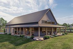 a rendering of a house in the middle of a field