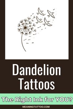 dandelion tattoo is the right ink for you?