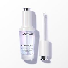 A brightening serum that visibly reduces dark spots and post-acne marks and tightens the look of pores. WHAT IT IS Clarifique Pro-Solution is a concentrated brightening serum formulated with 10% PHA (polyhydroxy acid), niacinamide, and beech bud extract that delivers powerful results over time without being harsh on skin. Women see brighter skin in one week and visibly tighter pores in four weeks. In eight weeks, dark spots and post-acne mark skin discoloration are visibly reduced. From light to Lancome Clarifique, Lancome Skincare, Post Acne Marks, Morning Skin Care Routine, Acne Spots, Oily Skin Care, Acne Marks, Skin Discoloration, Gentle Exfoliator