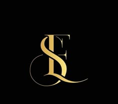 the letter s is inscribed in gold on a black background