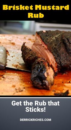 a large piece of meat sitting on top of a wooden cutting board