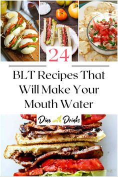 Collage of 4 blt recipes. Ultimate Blt Sandwich, Ultimate Blt, Best Blt, Blt Sandwich Recipes, Blt Recipes, Baked Cod Recipes, Dill Recipes, Blt Sandwich, Cod Recipes