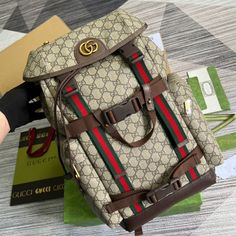 ENT - GCI Bags - 2092 A+ Excellent Quality; Contact us if you've any questions in your mind. Luxury Men's Backpack For On-the-go, Gucci Mens Bags, Luxury Men's Bags For On-the-go, Ladies Handbags, Branded Packaging, Trendy Tote, Gucci Bags, Top Collection, Luxury Items