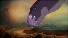 an animated image of a hippopotamus in the wild