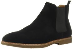 PRICES MAY VARY. Suede upper Synthetic lining Rubber outsole Pull-on construction with double gore paneling Available in extended sizes (Men's 14-17 M US) Chelsea Boot, Black Suede, Chelsea Boots, Steve Madden, Chelsea, Shoe Boots, For Free, Elastic, Boots