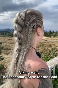 Imagine a longship, windswept and cutting through icy waves. Its fierce warriors have intricate braids and flowing locks. The Vikings were legendary North Sea seafarers and warriors. They were famous for their conquests and unique style. Viking hair, a symbol of strength and freedom, inspires modern trends. This article explores Viking hairstyles. It looks at their history and lasting appeal.  #viking #norse #vikingstyle #norsemythology #heathen #nordic #vikingtattoo #norsegods #vikingwarriors #myvikinggear